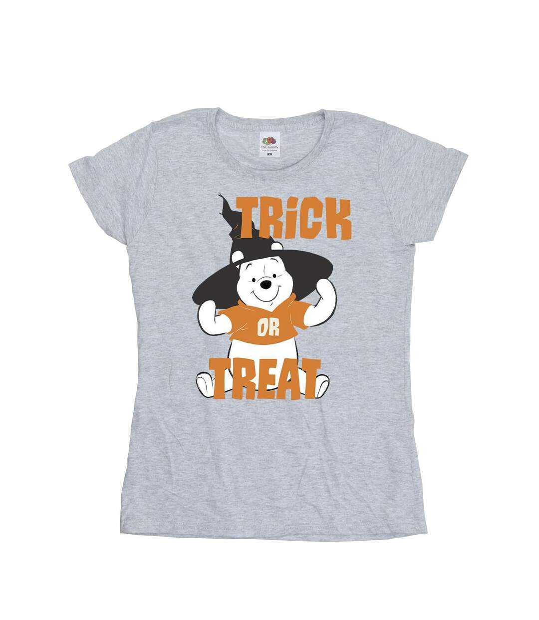 Disney T-shirt en coton Winnie The Pooh Trick Or Treat Femme/Ladies (Gris sportif) - UTBI44859-1