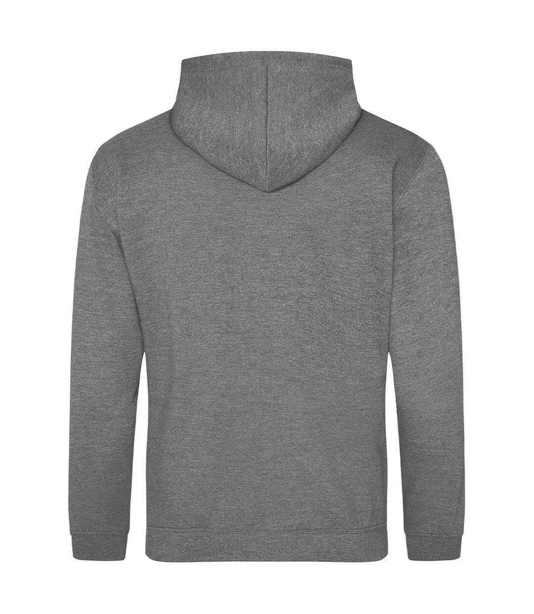 Sweat à capuche homme gris foncé chiné Awdis-2