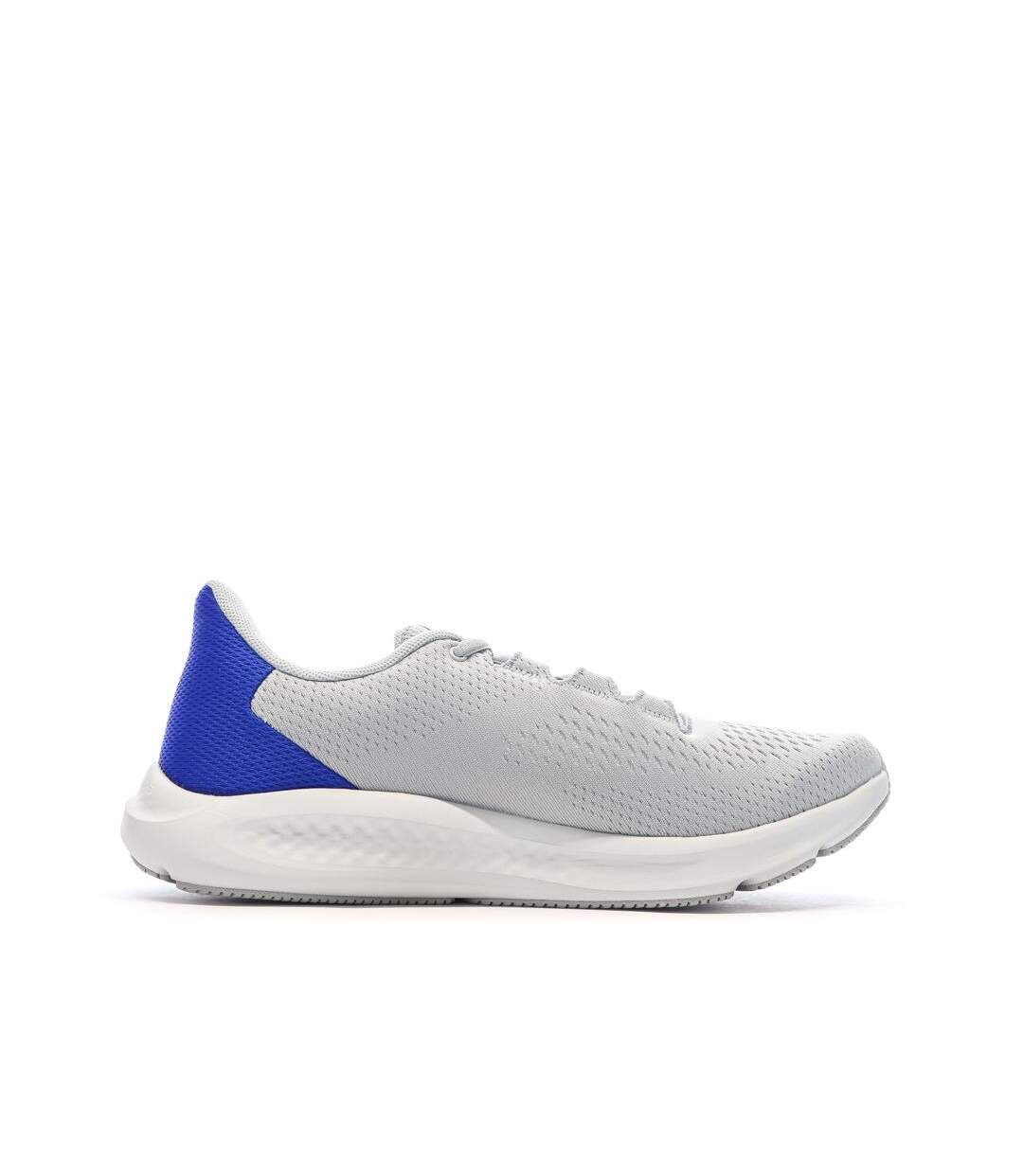 Chaussures de running gris/bleu homme under armour charged-2