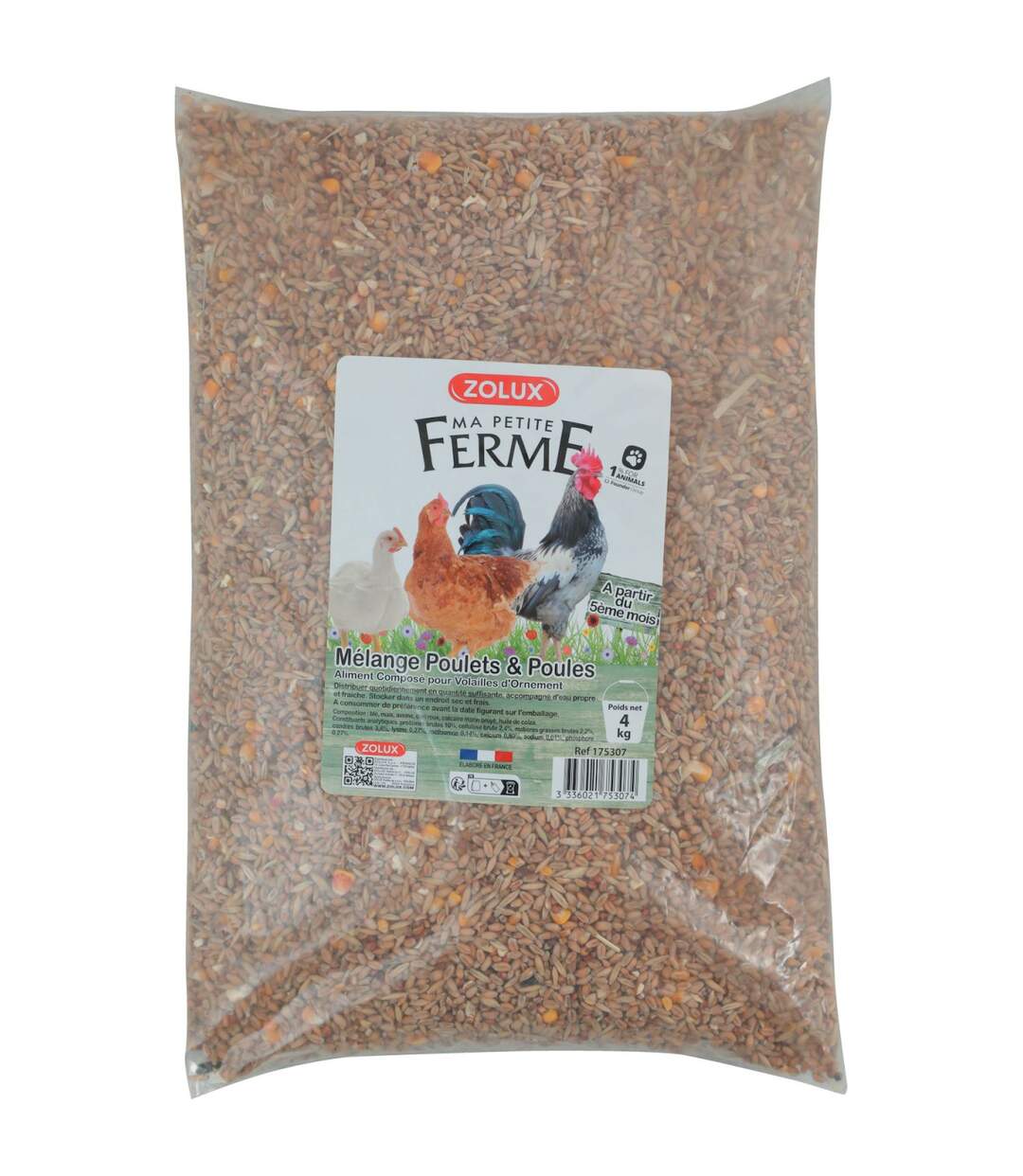 Mélange pour poulets et poules 4 kgs