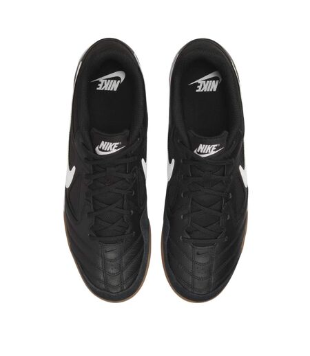 Mens Gato Classic Leather Indoor Football Shoes Black White Nike
