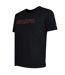 Mens Linear Crew Neck T-shirt Black Umbro-3