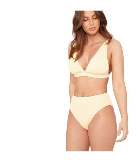 Bas De Maillot De Bain Motif/style Texturé Femme Citron Be You
