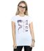 Disney T-shirt en coton avec silhouette du royaume des glaces Frozen Womens/Ladies (Blanc) - UTBI22055-2