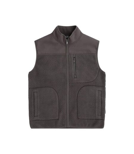 Mens Henrick Borg Gilet Khaki Green Animal