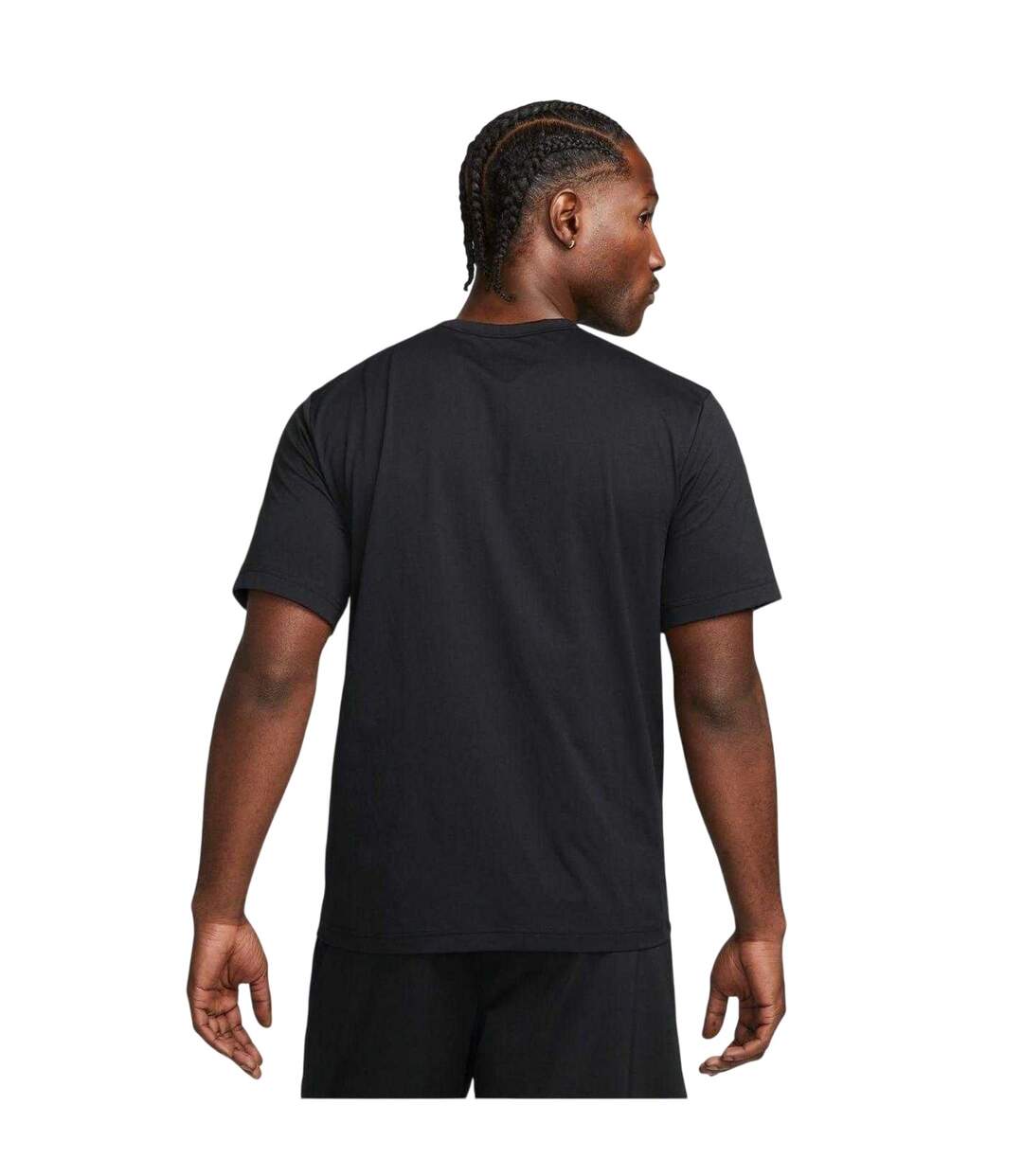 T-shirt Manches Courtes Motif/style Swoosh Hyverse Homme Noir Nike-3