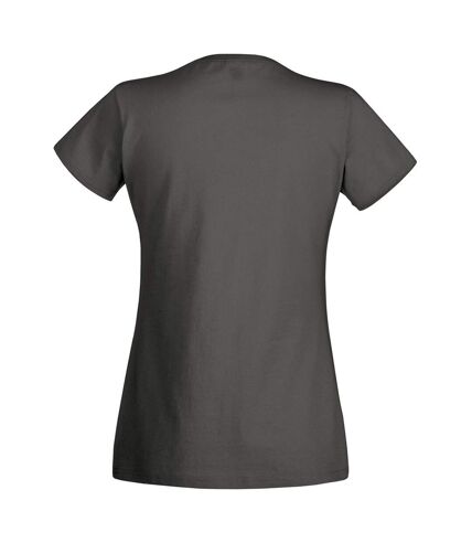 Fruit Of The Loom - T-shirt manches courtes - Femme (Gris foncé) - UTBC1354