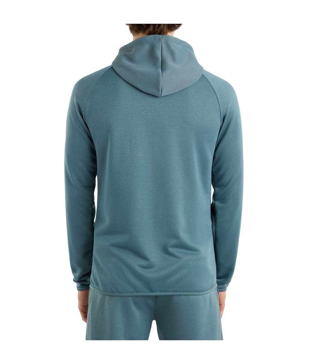 Mens Sportswear Full Zip Raglan Hoodie Goblin Blue Umbro-2