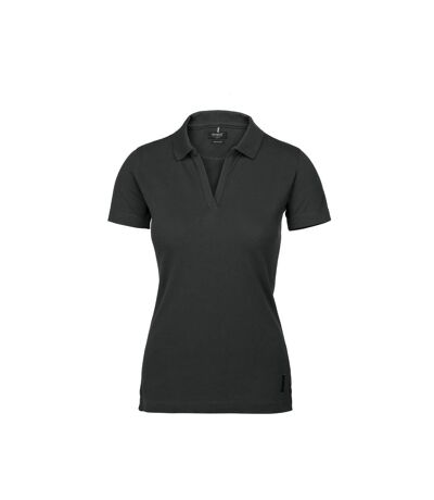 Nimbus Womens/Ladies Harvard Stretch Deluxe Polo Shirt (Charcoal) - UTRW5147
