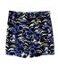 Short Décontracté Motif/style Imprimé Zèbre Adulte Bleu Another Influence-2