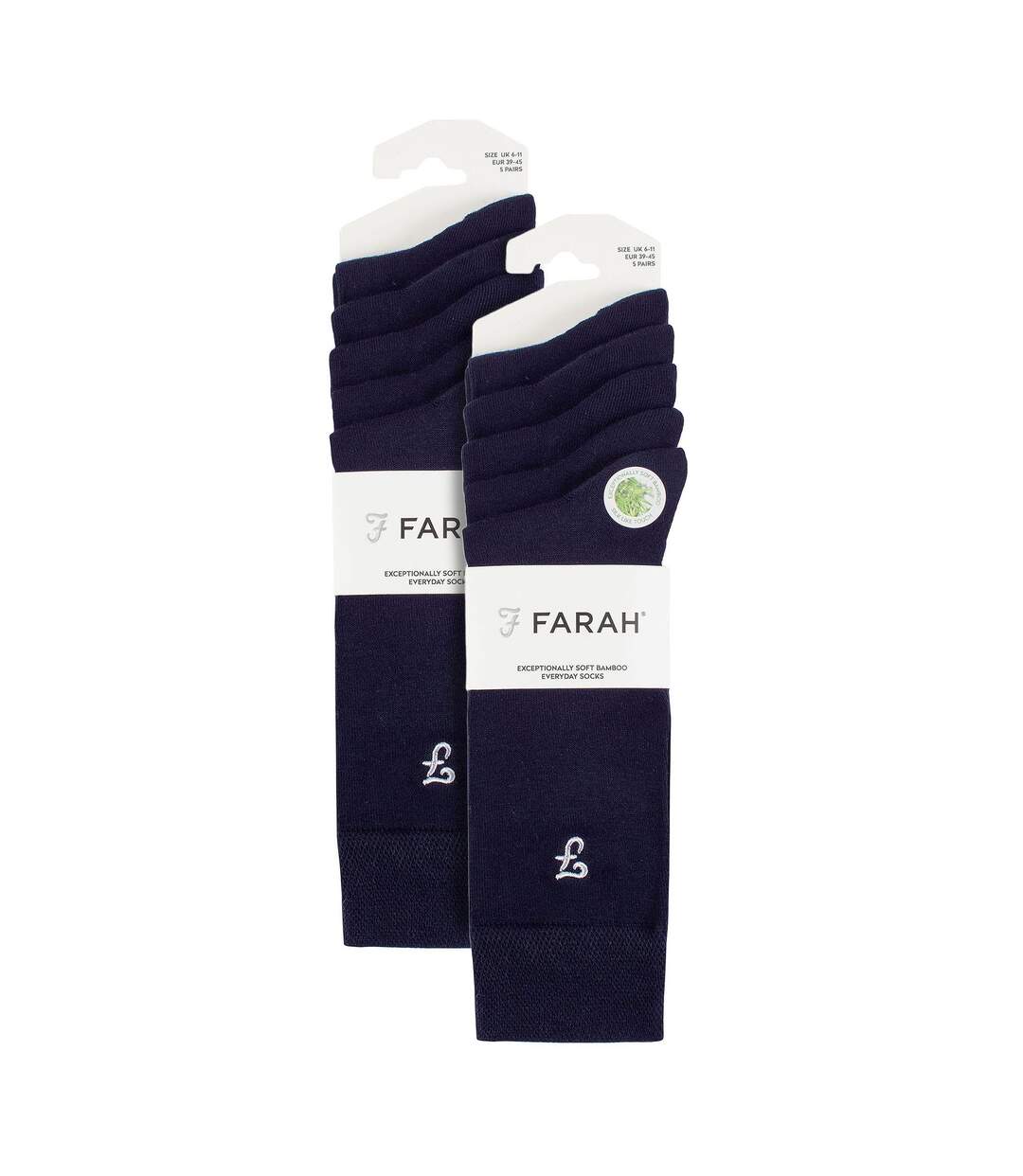 Lot de 10 paires de chaussettes en bambou brillant pour hommes-2