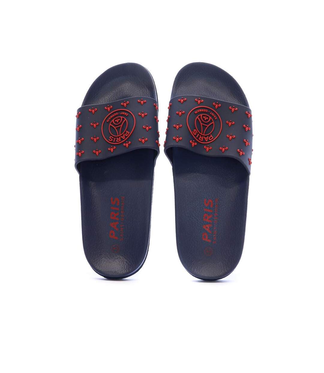 Claquettes marine homme psg citral-3