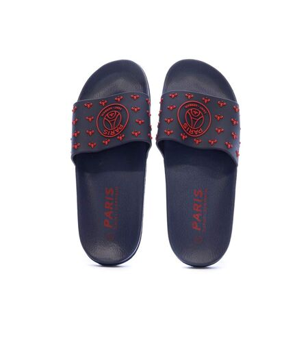 Claquettes marine homme psg citral
