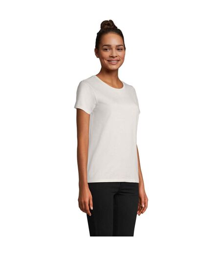 T-shirt Pioneer Femme Blanc Cassé SOLS