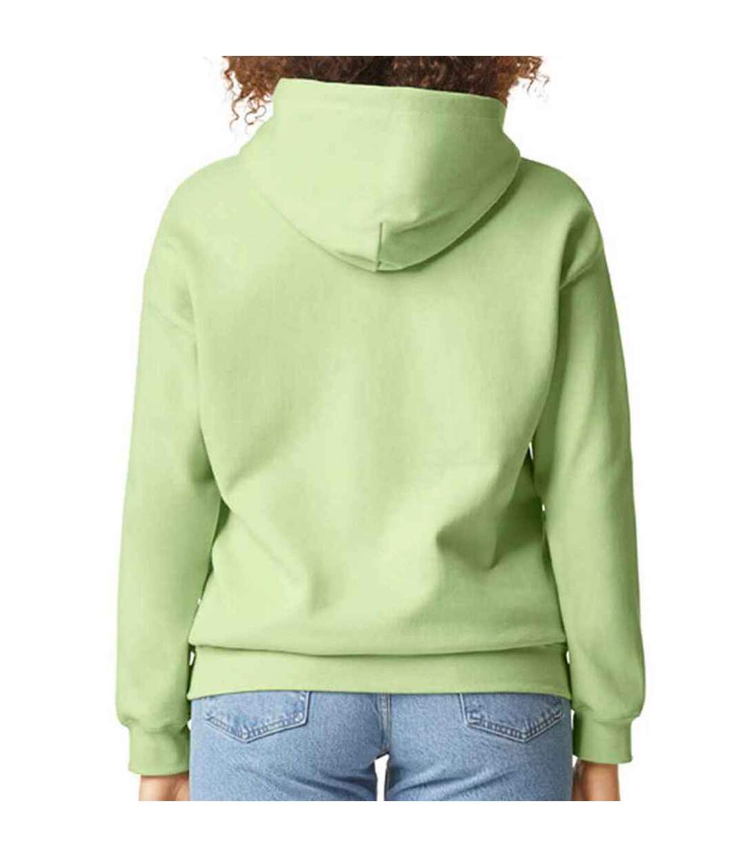 Sweat à capuche softstyle adulte vert pistache Gildan