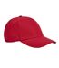 Casquette De Baseball Earthaware Rouge Classique Beechfield-1