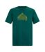Mens Fingal Topographic T-shirt Mediterranean Green Regatta-2