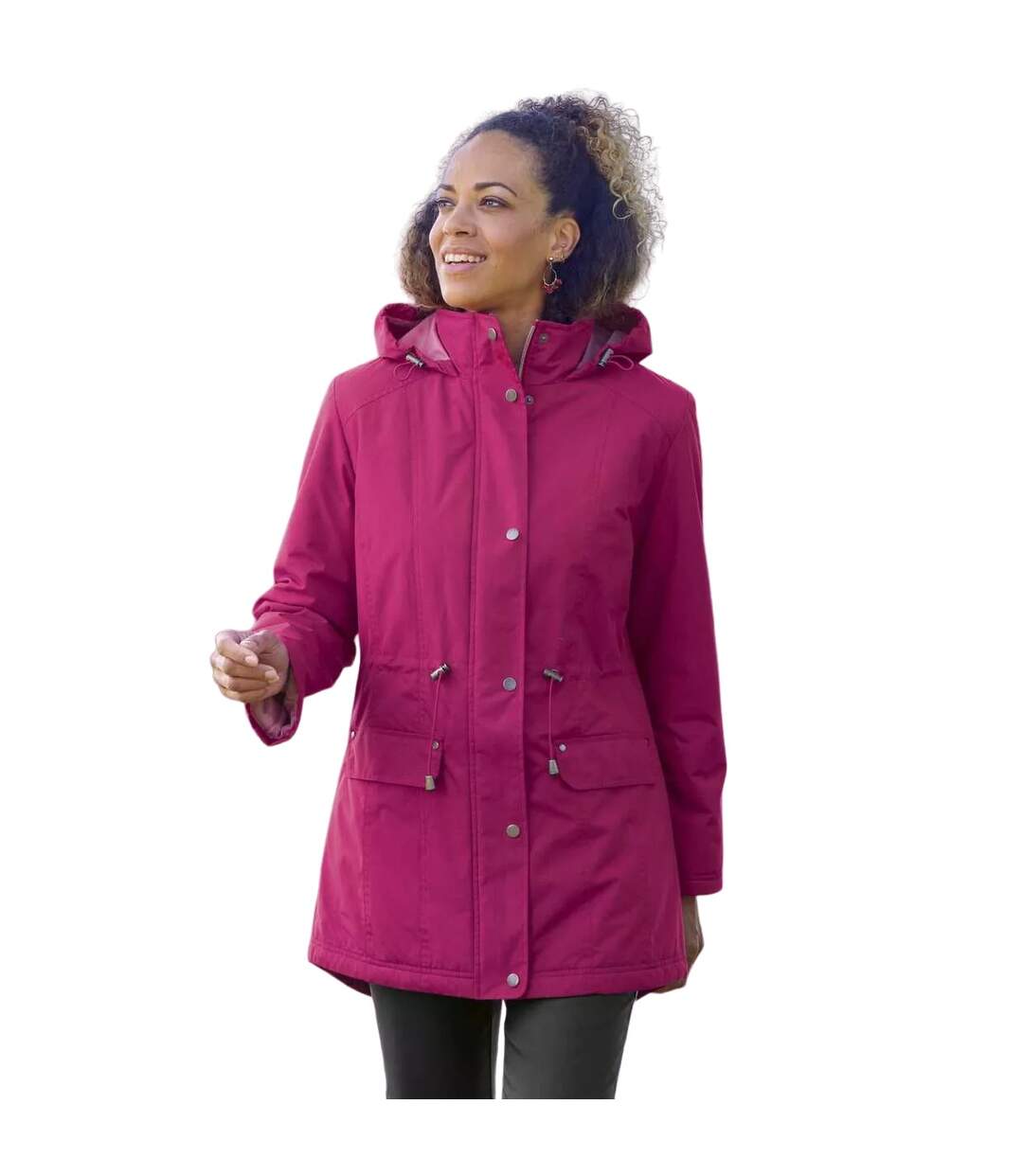 Parka femme fuchsia Atlas for Women-3