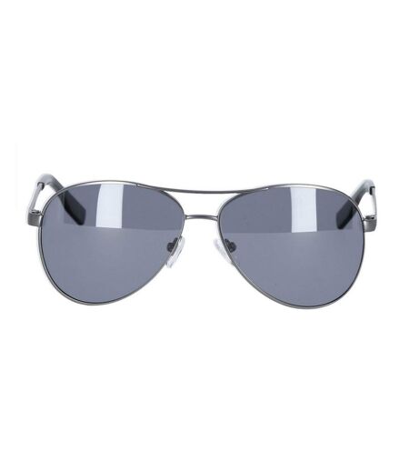 Unisex adults pilot sunglasses one size gun metal Trespass