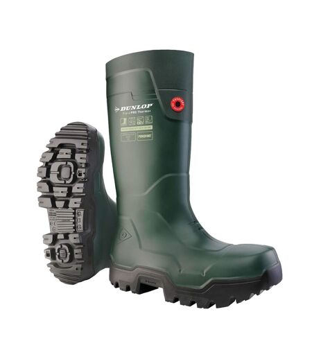 Unisex adult fieldpro thermo+ wellington boots green Dunlop