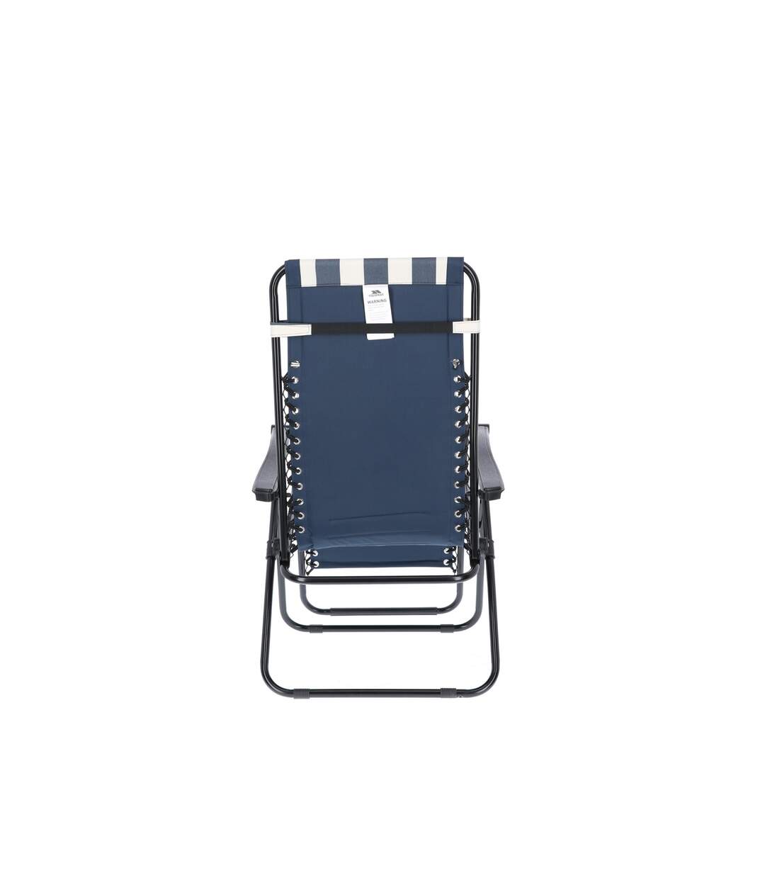 Trespass Glentilt Reclining Garden Chair/Recliner (Navy Stripe) (One Size) - UTTP584-2