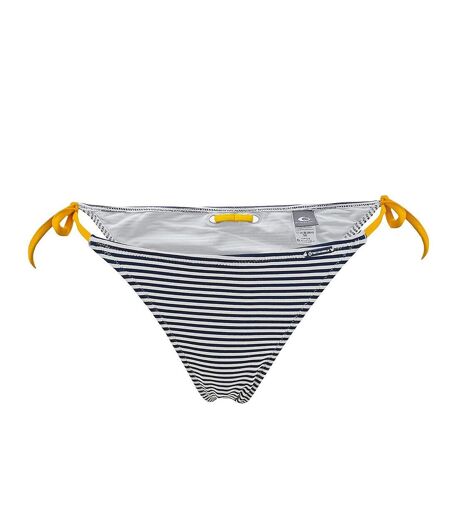 Maillot de bain marine/blanc/jaune grain de sable femme sea