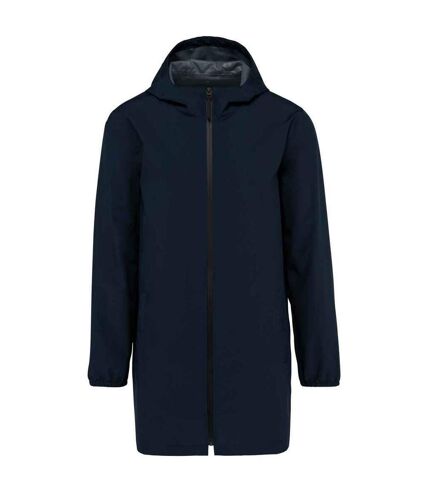 Unisex adult eco friendly waterproof jacket navy Native Spirit