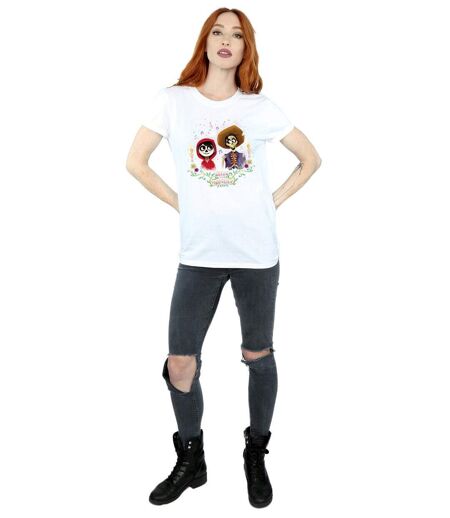 Disney - T-shirt COCO MIGUEL AND HECTOR - Femme (Blanc) - UTBI16490