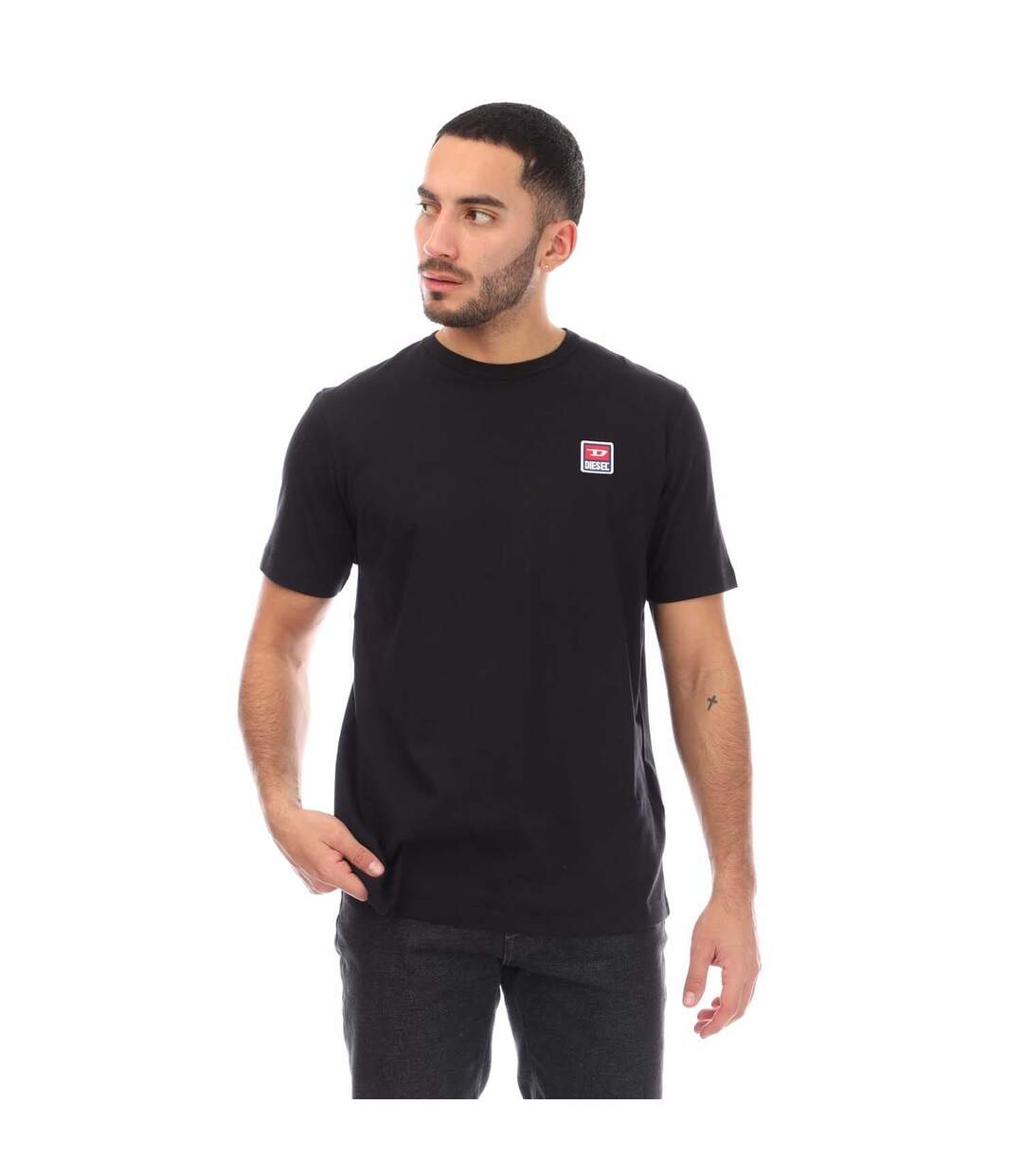 T-shirt T-just Homme Noir Diesel-2