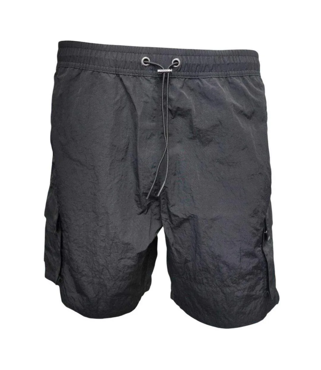 Mens Quick Dry Regular Cargo Shorts Black Everlast-1