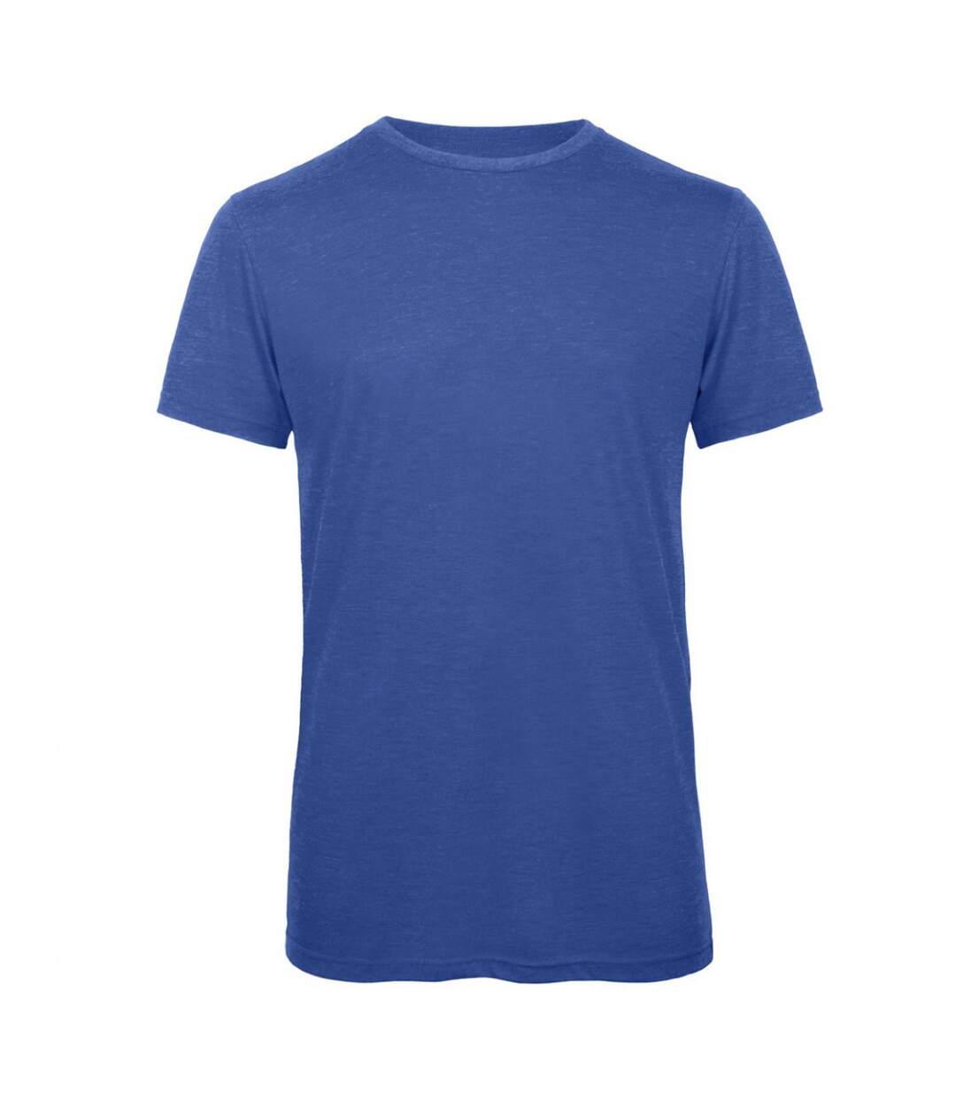 T-shirt homme bleu royal chiné B&C Favourite