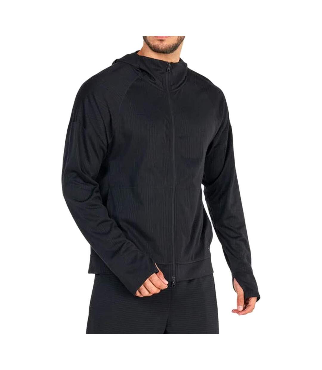 Sweat Zippe Capuche Noir Homme Nike FB7778 - L-1