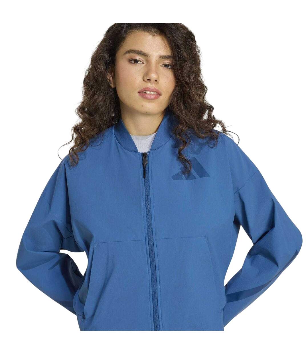Blouson Aviateur Z.n.e. Femme Vieux Rose Pâle Adidas-4