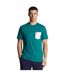 T-shirt Homme Vert Blanc Lyle & Scott-1