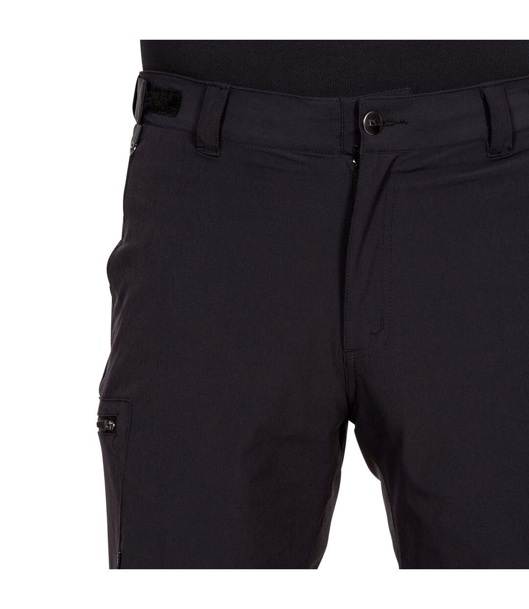 Mens Gatesgillwell B Cargo Shorts Black Trespass-4