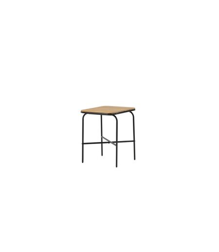 Table de Jardin en Bois Holmbeck 88cm Naturel