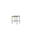 Table de Jardin en Bois Holmbeck 88cm Naturel-3