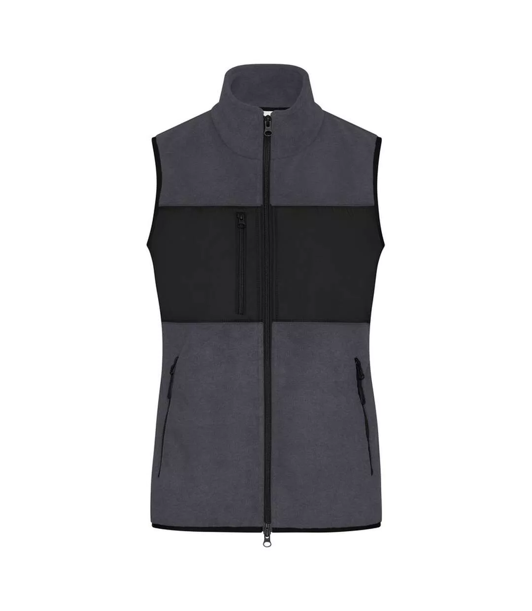 Veste Sans Manches Femme Carbone Noir James And Nicholson-1