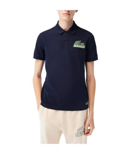 Mens Short-sleeved Polo Shirt Blue Lacoste