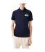 Mens Short-sleeved Polo Shirt Blue Lacoste-1