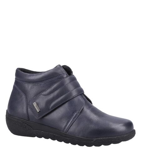 Bottines shetland femme bleu marine Fleet & Foster