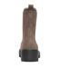 Womens/ladies Betty-9 Calf Boots Brown Stone Only-2