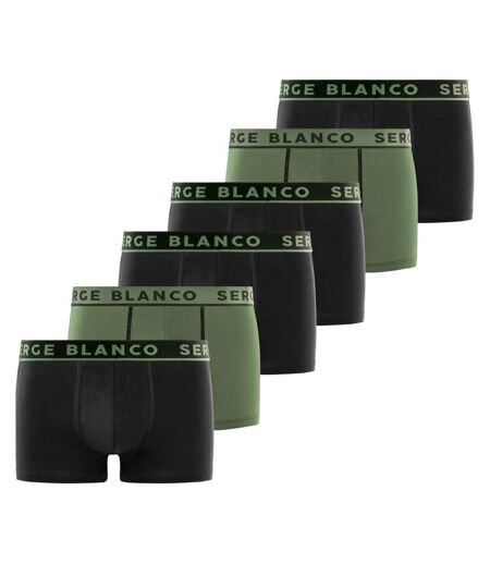 Lot de 6 boxers homme en coton Casual Serge Blanco