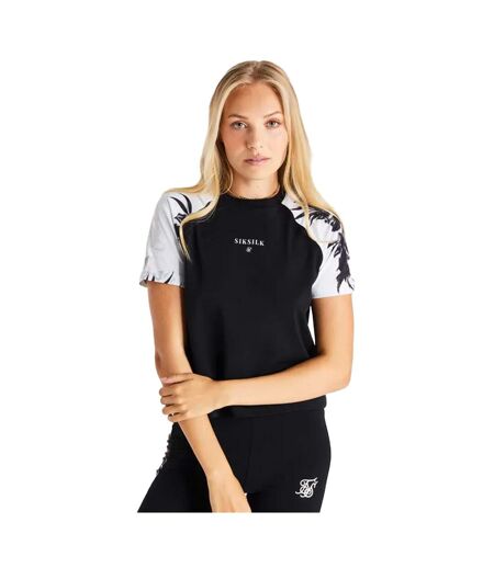 T-shirt femme noir SikSilk