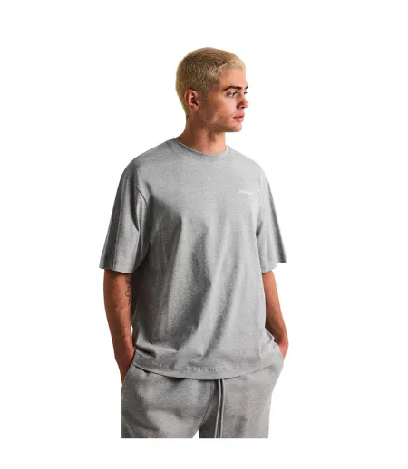 T-shirt Motif/style Imprimé Chaîne Homme Gris Clair Off White