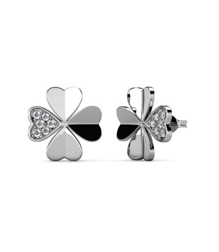 Boucles d'oreilles Clover Petal, Cristal d'Autriche