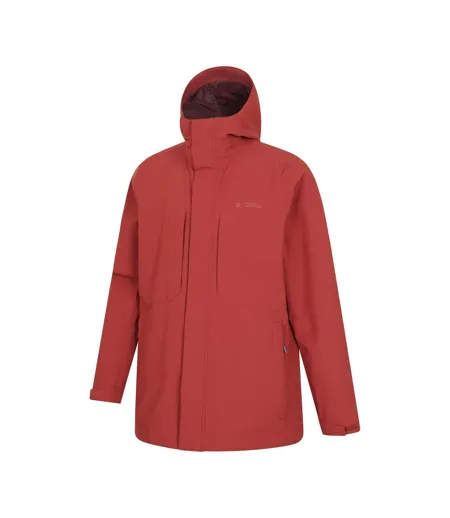 Mens Ridge Waterproof Jacket Rust Mountain Warehouse