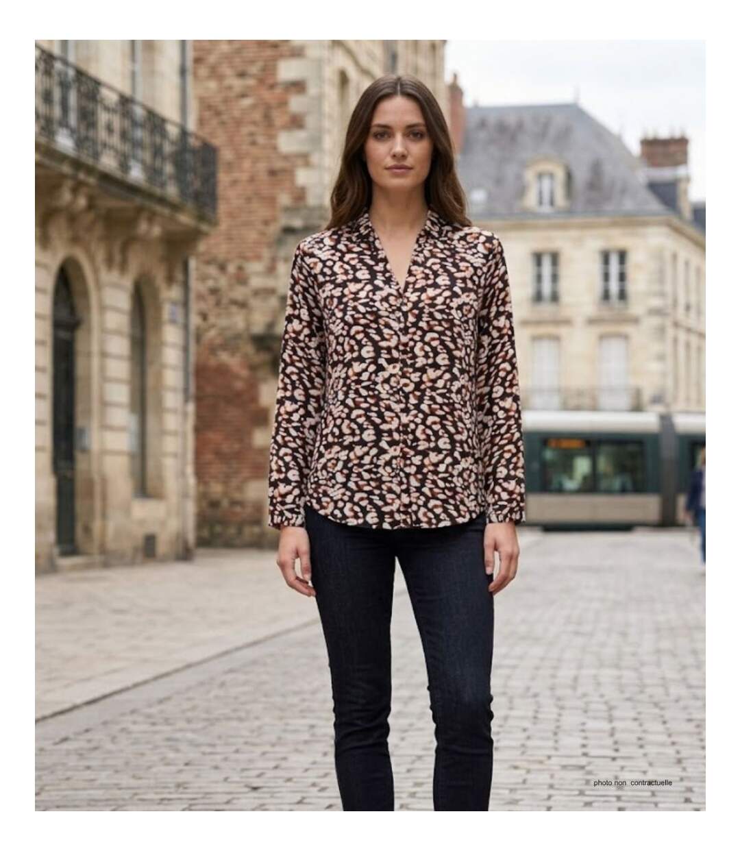 Chemisier imprimé MINO1-5