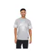 Mens Crew Neck Relaxed Fit T-shirt Light Grey Marl Brave Soul-1