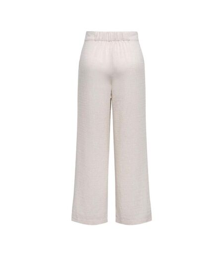 Pantalon beige fluide femme jdy bruce
